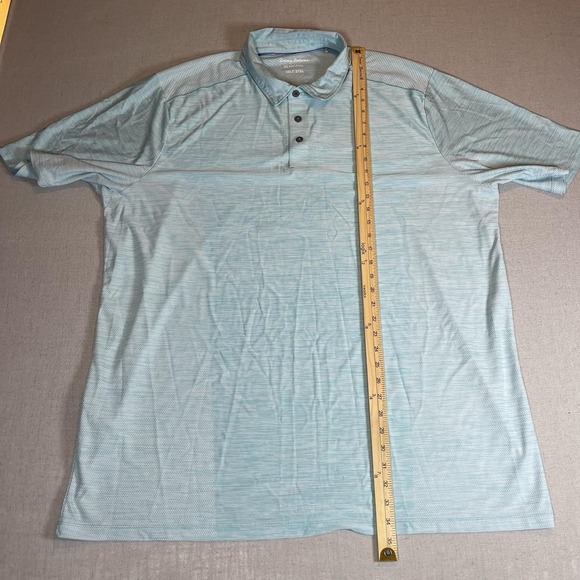 Tommy Bahama IslandZone Palm Coast Polo Shirt Men's 3XLT Green Golf Performance - Picture 8 of 8
